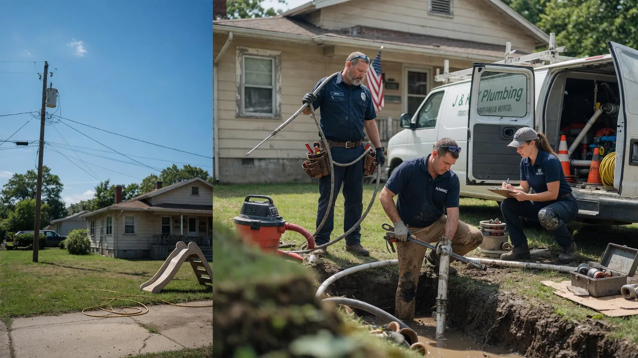 Drain Cleaning in Oakford, IN near me
